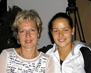 Ana Ivanovic with your mother