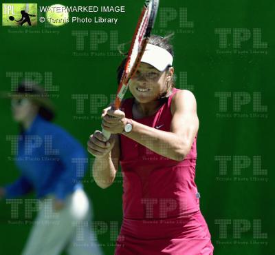 Ana Ivanovic  during the junior's Ausralian Open competition against Andrea Petkovic