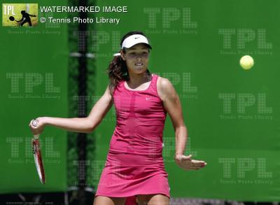 Ana Ivanovic  during the junior's Ausralian Open competition against Andrea Petkovic