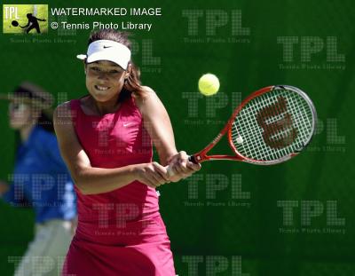 Ana Ivanovic  during the junior's Ausralian Open competition against Andrea Petkovic