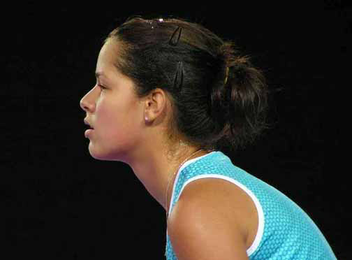 Ana Ivanovic lost the match  against Virginie Razzano with score 3-6 6-2 3-6