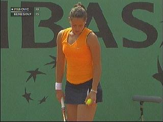 Ana Ivanovic took just 53 minutes to see off Iveta Benesova 6-3, 6-1 in the second round of the Roland Garros.    