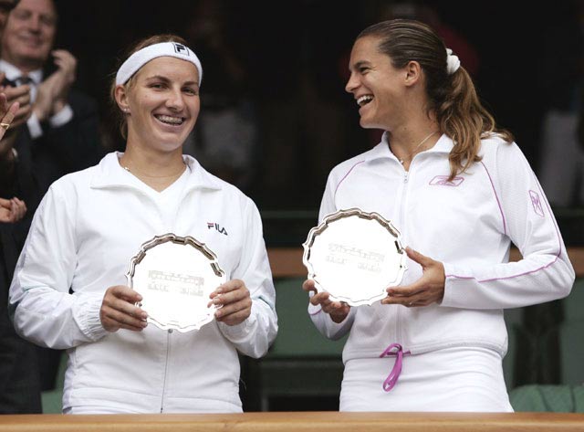 Svetlana Kuznetsova and Amelie Mauresmo