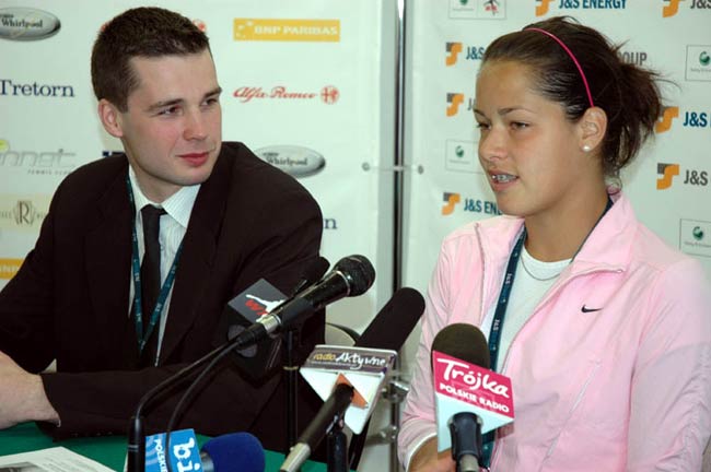 Interview with Ana Ivanovic on tournament J&S Cup in Warsaw