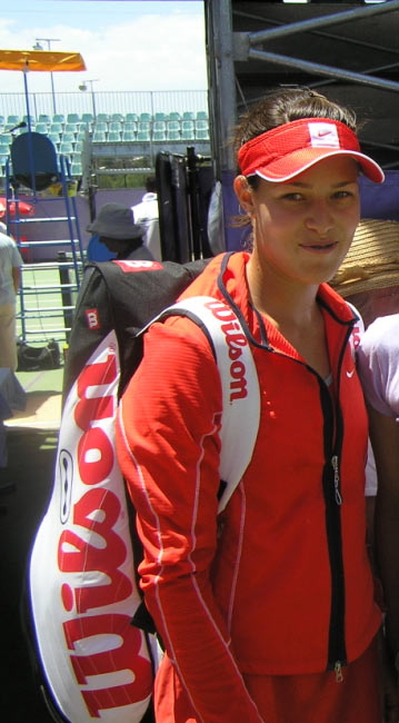 Lucky Ana Ivanovic  after victory on tournament