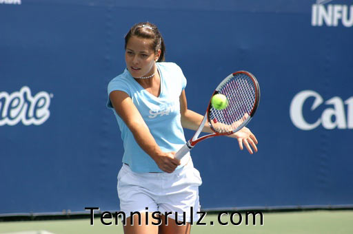 Ana Ivanovic training in Toronto