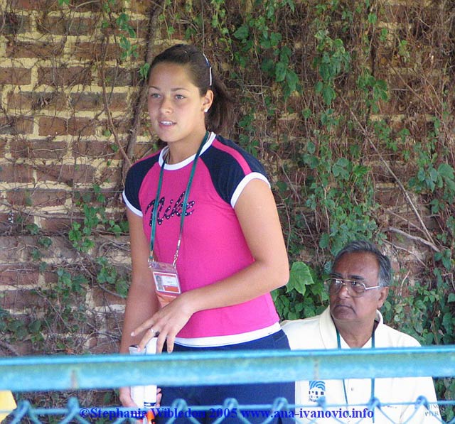 Ana Ivanovic as a spectator