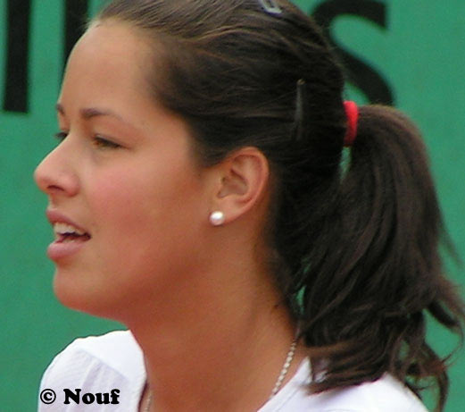 Ana Ivanovic in the practice on Roland Garros, Paris. 22.05.2005.