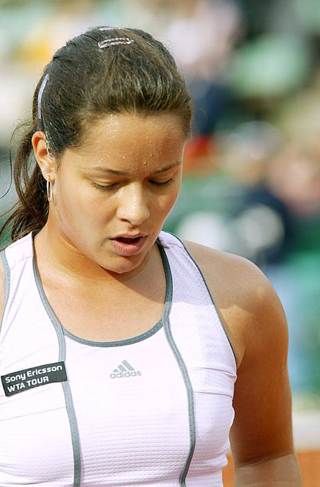 Ana Ivanovic win 1st round match against Marta Domachowska from Poland with score 6:4 7:5, 02 May 2006 in Warsaw