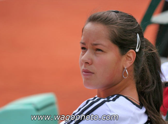 Ana Ivanovic in the practice on Roland Garros, Paris. 23.05.2006.