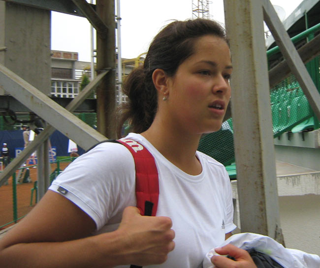 Awesome Ana Ivanovic after her won in 2nd rubber 