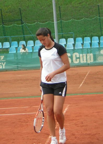 Ana Ivanovic in the practice before the 1st match of tournament