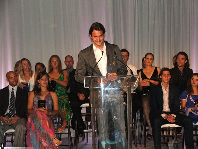 Ana was named the Most Improved Player of 2005 at “Stars For Stars”, the Official Awards Party of Professional Tennis