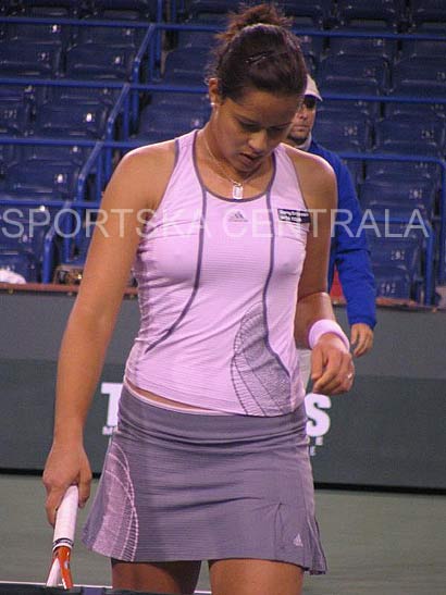 Ana Ivanovic won the second round match at the  Pacific Life Open tennis tournament  against American Shenay Perry  with score 6-1 6-3 , March 13, 2006.