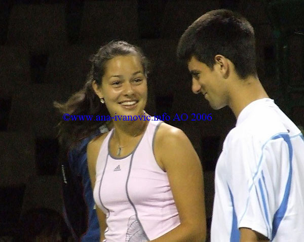 Ana Ivanovic and Novak Djokovic  have won the first mixed doubles match vs the Russian pair Maria Kirilenko - Igor Andreev with the score 6:7 (4) 6:2 7:6 (10-4).