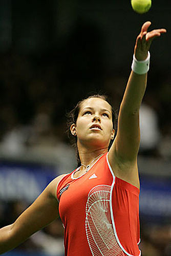 Ana Ivanovic lost the second round match at the Pan Pacific Open tennis tournament in Tokyo to Maria Kirilenko of Russia with score 4-6 4-6, February 02, 2006.