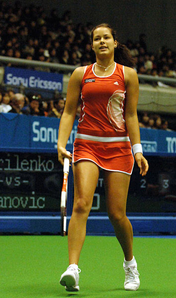 Ana Ivanovic lost the second round match at the Pan Pacific Open tennis tournament in Tokyo to Maria Kirilenko of Russia with score 4-6 4-6, February 02, 2006.